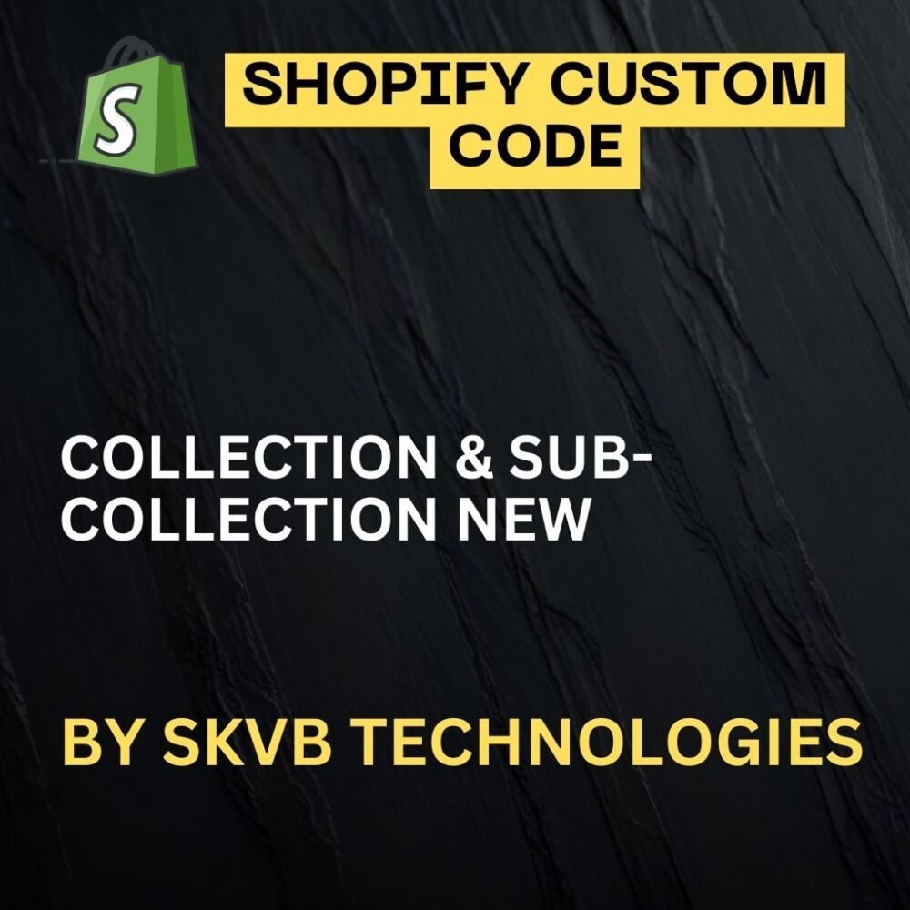 Collection & Sub-collection NEW