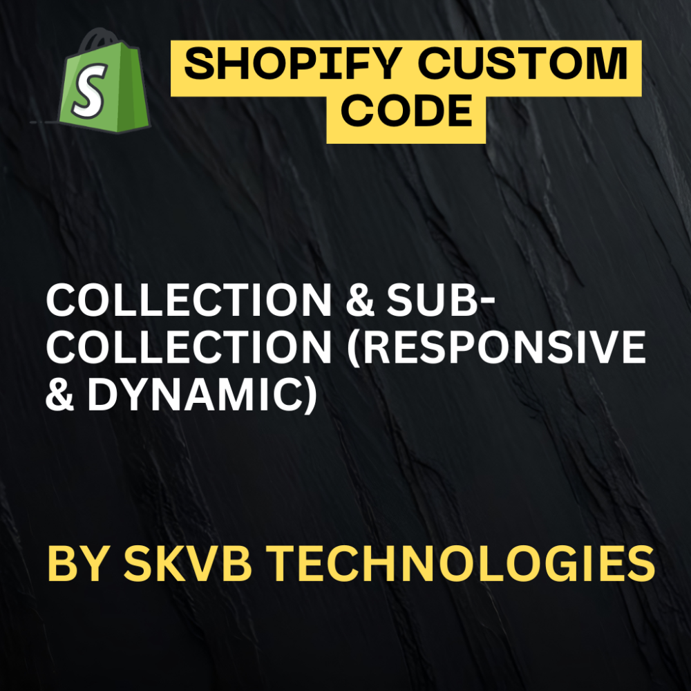 Collection & Sub-collection (Responsive & Dynamic)